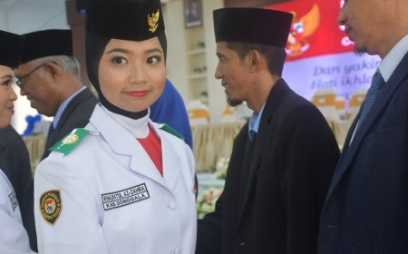 35 Pelajar Terbaik Resmi Menjadi Paskibraka