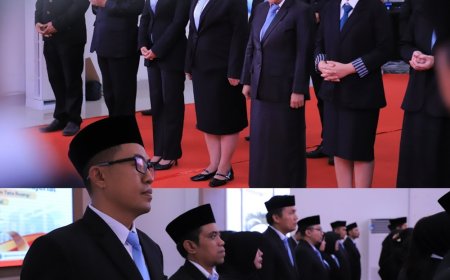 Kantah Kota Palu Hadiri Pelantikan Manajerial dan Nonmanajerial di Kementerian  ATR/BPN