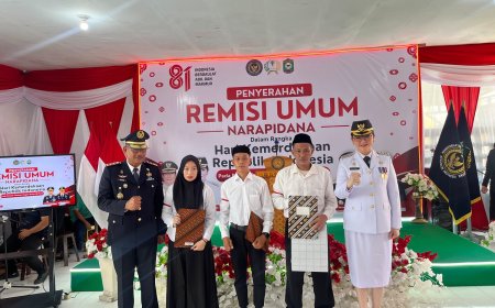168 Warga Binaan di Rutan Poso Dapat Remisi
