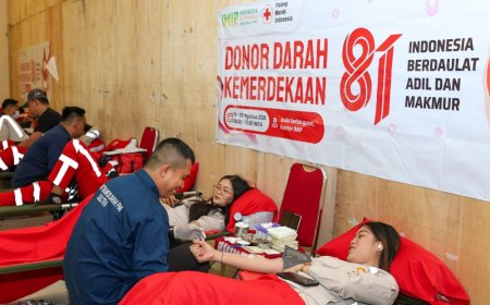 Konsisten Gelar Donor Darah, DPRD dan PMI Morowali Apresiasi PT IMIP