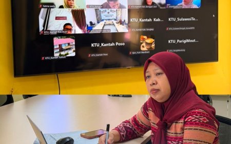 Kantor Pertanahan Kota Palu Ikuti Ekspose Hasil Pemeriksaan dan Monitoring Tindak Lanjut