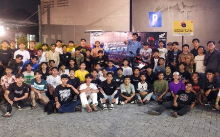 Honda Sulteng Ajak Komunitas Rasakan Sensasi New Honda Vario 160 Lewat Vario Evo Night Ride