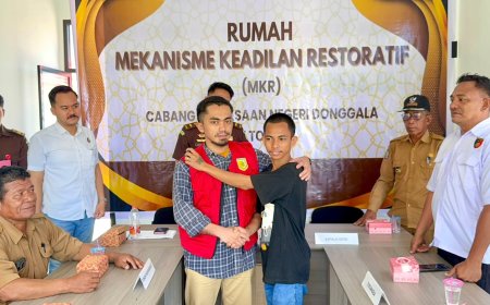 Cabjari Donggala di Tompe Selesaikan Kasus Penikaman Lewat RJ