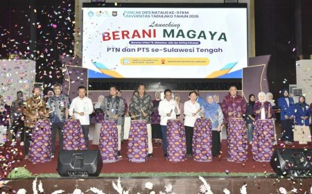 Untad Luncurkan Berani MAGAYA Berantas Tuberkulosis