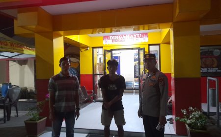 Polsek Palu Selatan Amankan Dua Terduga Pelaku Pencurian Tenda