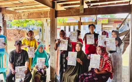 Mahasiswa KKN-PK 69 Unhas  Gelar GERAM untuk Tingkatkan Pengetahuan Petani Soal Pencegahan Myalgia