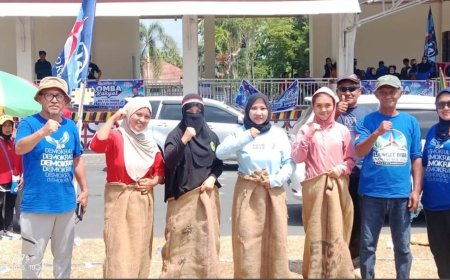 Demokrat Poso Gelar Lomba Rakyat Sambut HUT ke-25