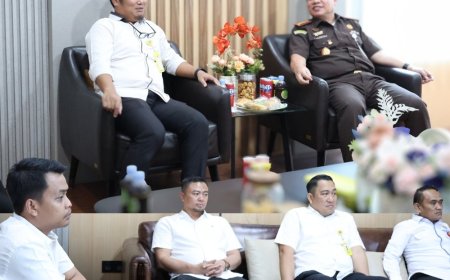 Pertanahan Kota Palu Silaturahmi ke Kejari Palu