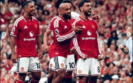 MU Raih Kemenangan Pertama Setelah Hajar Ipswich 5-2, Bruno Hattrick