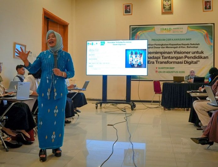 PT IMIP Tingkatkan Kapasitas 21 Kepala Sekolah di Bahodopi