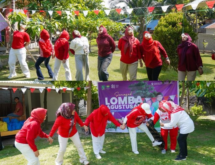 Seru dan Penuh Kekeluargaan, Perempuan Bangsa Sulteng Gelar Berbagai Lomba  Meriahkan HUT ke-81 RI
