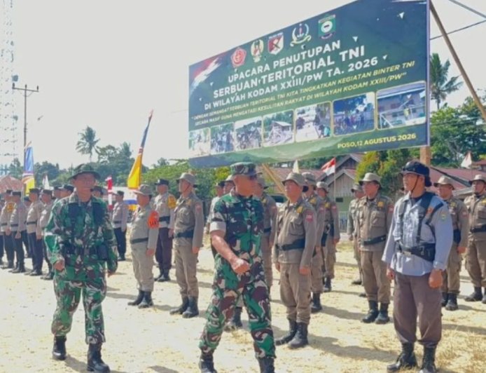 Kodam XXIII Palaka Wira Rampungkan Sasaran Serbuan Teritorial di Poso