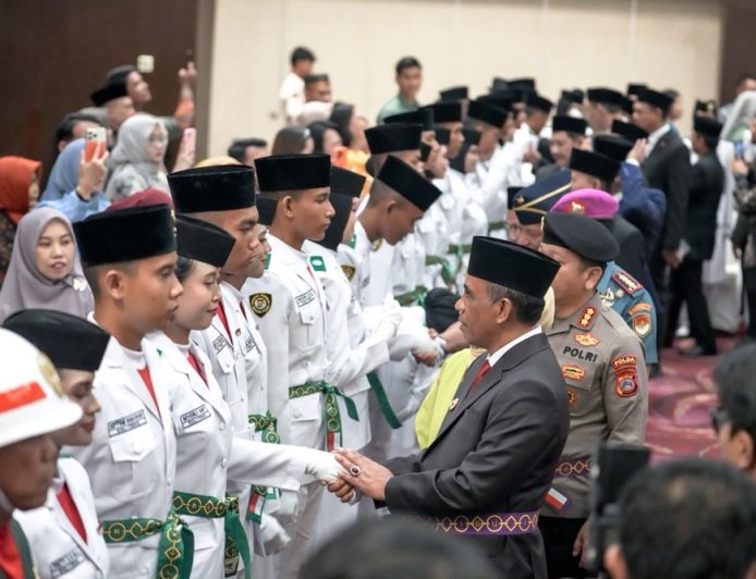 69 Putra-Putri Sulteng Siap Kibarkan Merah Putih pada HUT Ke-81 Kemerdekaan RI