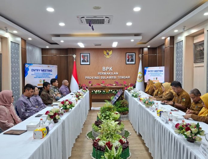 BPK Sulteng Mulai Pemeriksaan Selama 40 Hari di Pemkot Palu, Fokus Penataan Ruang dan Tata Kelola RSUD Anutapura