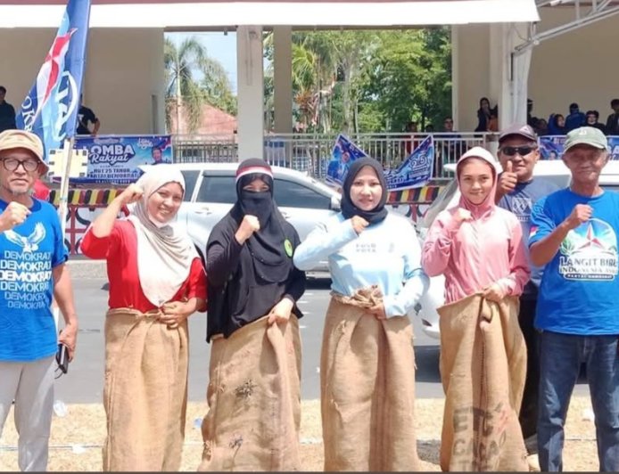 Demokrat Poso Gelar Lomba Rakyat Sambut HUT ke-25