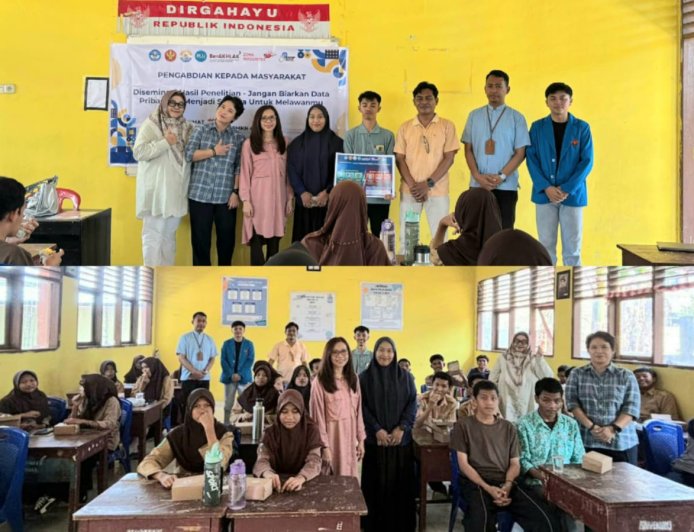 Tim PKM FH Untad Gelar Edukasi Hukum Digital di SMKN 6 Palu