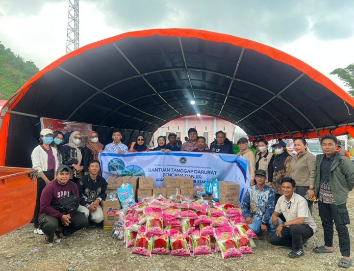 SPPG Parigi Moutong, Mitra dan SPPI Salurkan Bantuan untuk Korban Banjir Parigi Utara