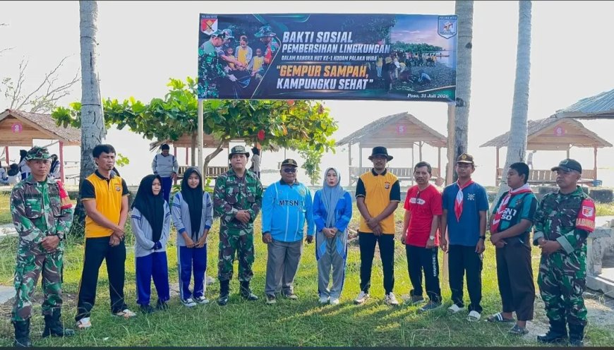 Peringati HUT ke-1 Kodam XXIII Palaka Wira, Kodim 1307 Poso Gelar Karya Bhakti