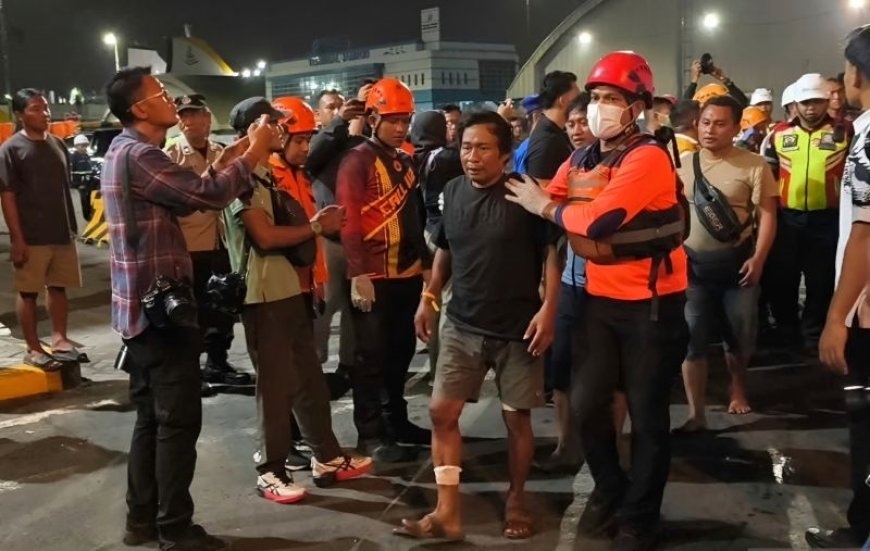 Ratusan Korban Selamat KMP Mutiara Santosa 2 Sudah Tiba di Tanjung Perak