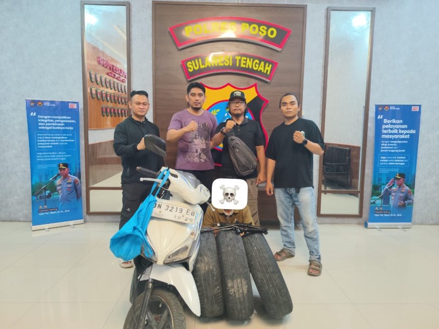 Polisi Bekuk Residivis Pencuri Ban Mobil Avanza