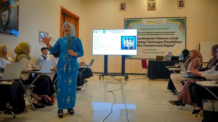 PT IMIP Tingkatkan Kapasitas 21 Kepala Sekolah di Bahodopi