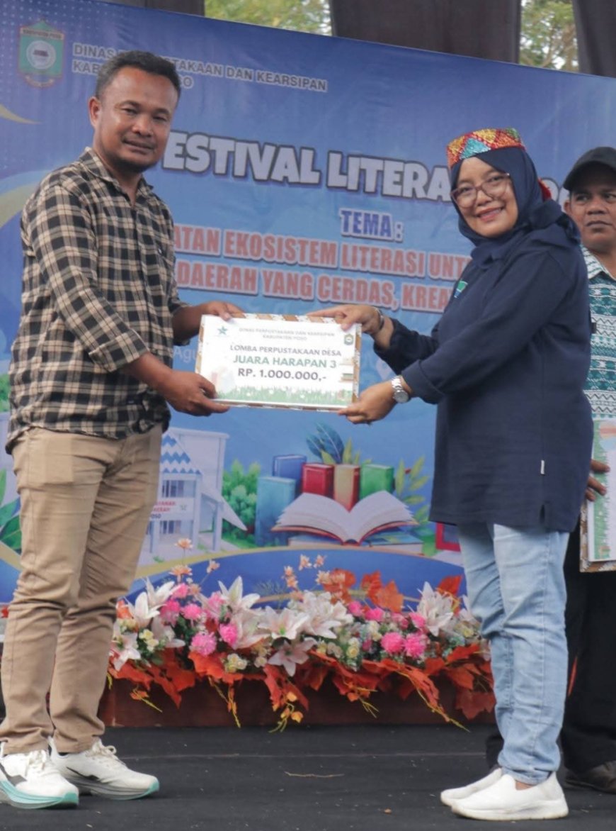 Festival Literasi Poso 2026 Ditutup, Bupati Ajak Masyarakat Jadikan Membaca sebagai Budaya