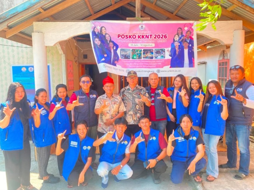 LPPM UNKRIT Monev KKN di Desa Betalemba dan Tangkura