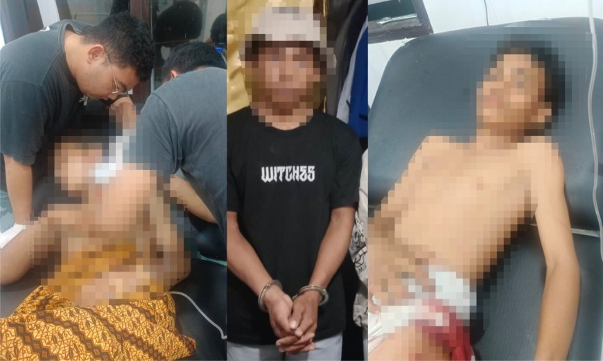 Polsek Wakep Amankan Pelaku Penganiayaan dengan Sajam