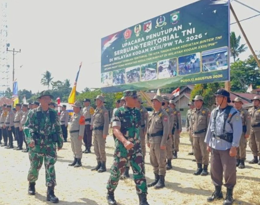 Kodam XXIII Palaka Wira Rampungkan Sasaran Serbuan Teritorial di Poso