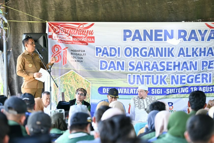 Gubernur Dorong Walatana Jadi Role Model Pertanian Sulteng