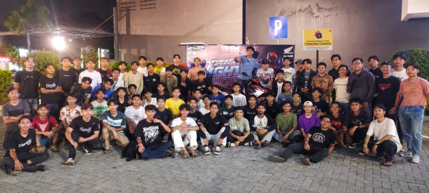 Honda Sulteng Ajak Komunitas Rasakan Sensasi New Honda Vario 160 Lewat Vario Evo Night Ride
