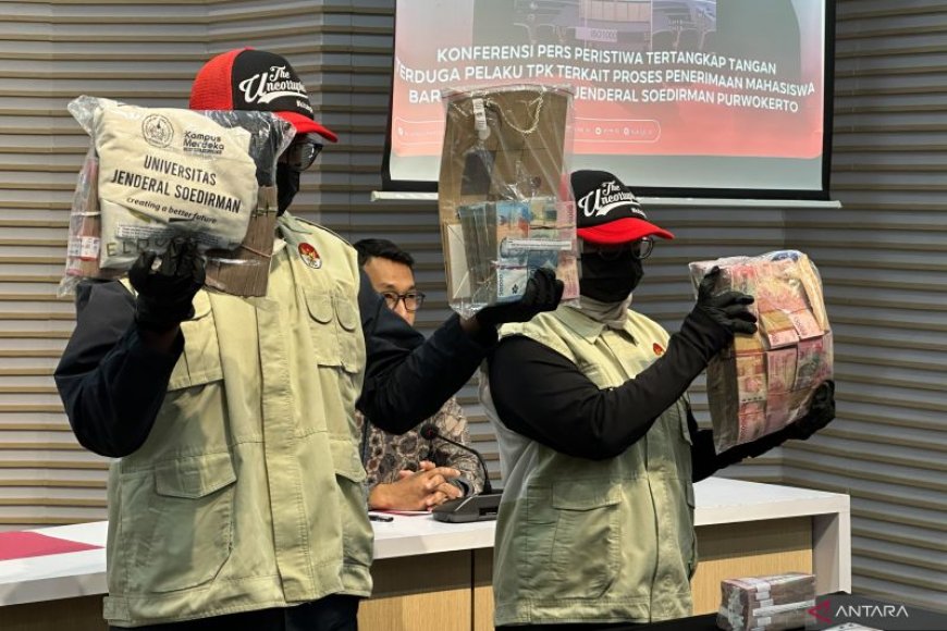 Warek Unsoed Diduga Peras Ortu Calon Mahasiswa Baru Rp650 Juta, KPK Jelaskan Kronologinya
