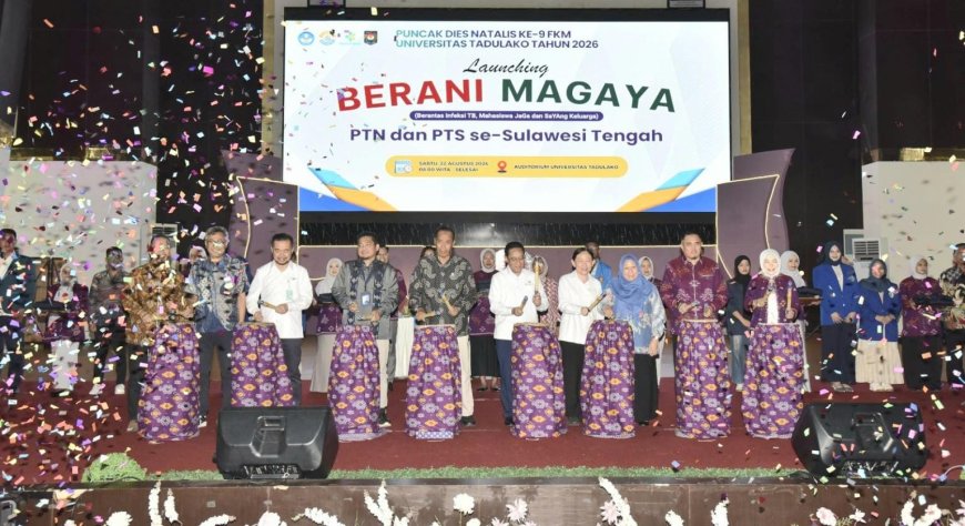 Untad Luncurkan Berani MAGAYA Berantas Tuberkulosis