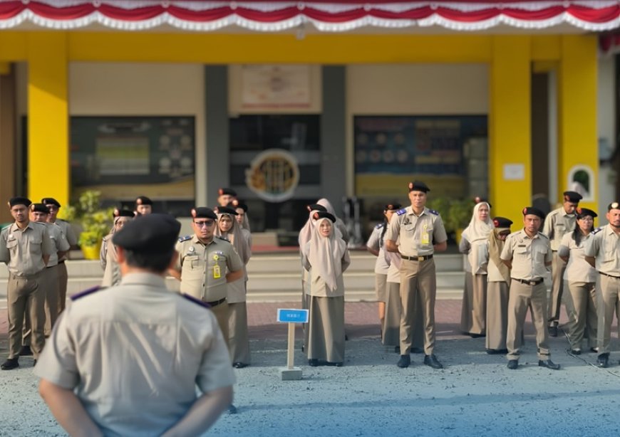 Apel Pagi, Kepala Kantah Kota Palu Tekankan Pentingnya Disiplin