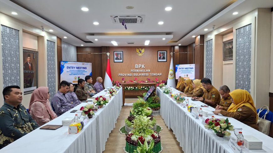 BPK Sulteng Mulai Pemeriksaan Selama 40 Hari di Pemkot Palu, Fokus Penataan Ruang dan Tata Kelola RSUD Anutapura