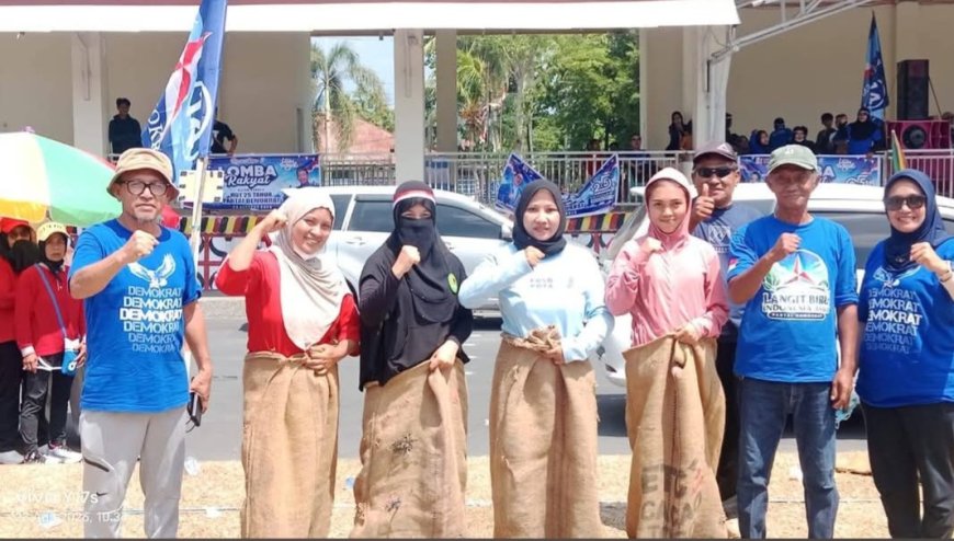 Demokrat Poso Gelar Lomba Rakyat Sambut HUT ke-25