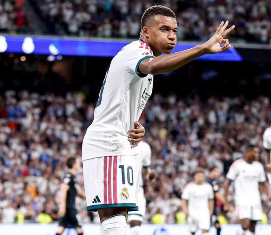 Real Madrid Menang 4-1 Atas Real Sociedad, Mbappe Hattrick