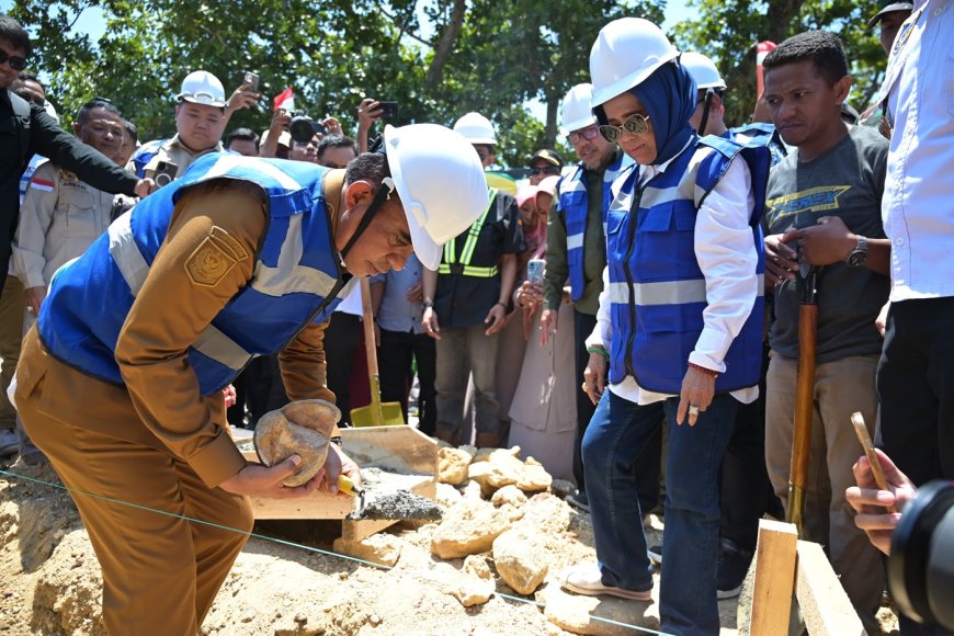 Kampung Nelayan Merah Putih di Buol Mulai Dibangun