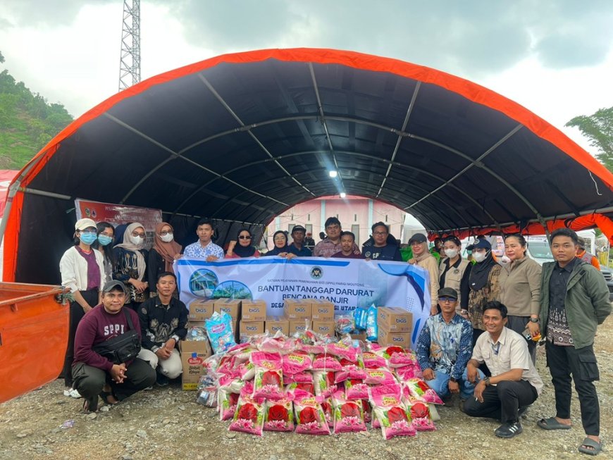 SPPG Parigi Moutong, Mitra dan SPPI Salurkan Bantuan untuk Korban Banjir Parigi Utara