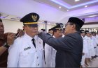 Suharto Kandar Lantik 69 Pejabat Pemkab Poso