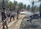 Polsek PPS Kolaborasi dengan Damkar dan Warga Padamkan Karhutla