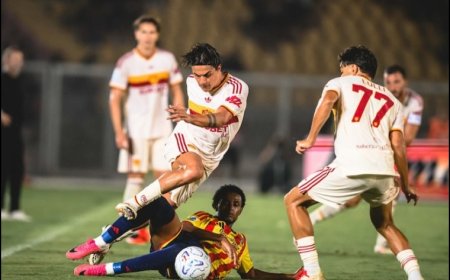 AS Roma Menang Telak 4-0 Atas Lecce