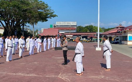 Uji Kompetensi Fisik dan Mental, 80 Polisi Ujian Beladiri Polri untuk UKP