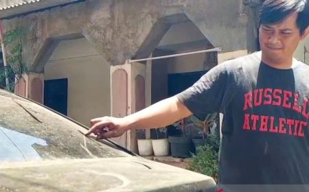 Abu Vulkanik Yang Menempel di Kendaraan Disarankan Segera Dibersihkan