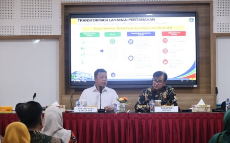KumpulJajaran IPPAT dan BPKAD Se-Yogyakarta, Menteri Nusron Sosialisasikan Transformasi Layanan Pertanahan dan Organisasi