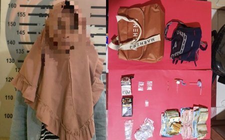 Geledah Rumah Wanita di Poso Pesisir Utara, Polisi Amankan 1,74 Gram Sabu dan Uang Rp5 Juta
