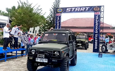 Menyambut HUT TNI AL ke-81, 213 Kendaraan Ikut Jelajah Lembah Palu 2026