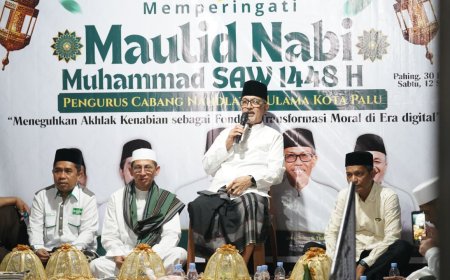 Pemkot Ajak PCNU Kota Palu Kolaborasi di Momentum Maulid Nabi