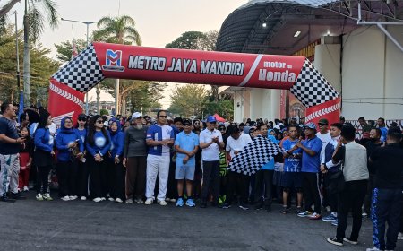 Semarakkan Rakerda I PAN Poso Gelar Jalan Santai dan Fun Bike