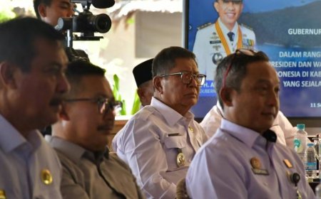 Wabup Poso Hadiri Rakor dan Evaluasi Pelaksanaan Asta Cita